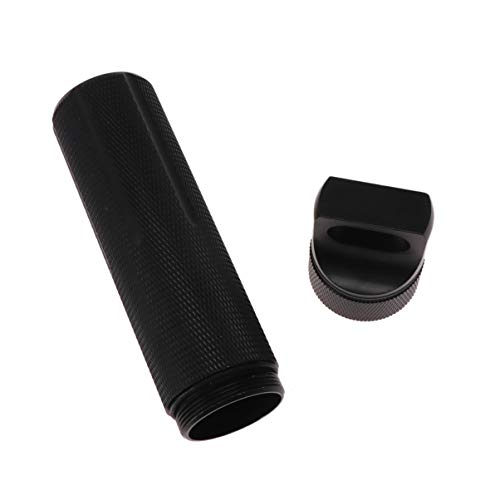 LIOOBO Waterproof Pill Box Daily Pill Container Holder Aluminum Container Key...