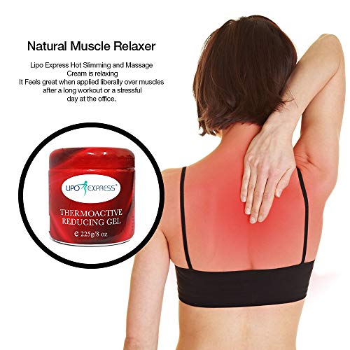 Lipo Express Cellulite Cream 8 oz - Best Anti-cellulite Hot Gel-cream, Slimmi...
