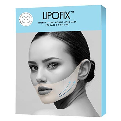 Double Chin Reducer Intense Lifting Double Layer Mask LipoFix - 5 Masks