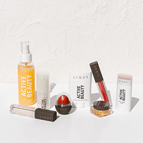 LIQUE Active Lip & Cheek Balm Makeup Stick, Lightweight & Hydrating, Sheer Co...