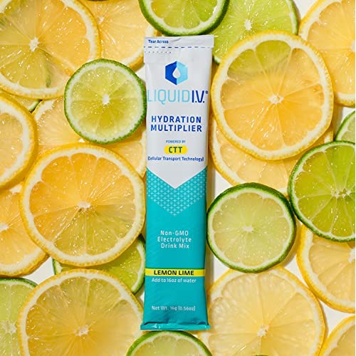 Liquid I.V. Hydration Multiplier - Lemon Lime - Hydration Powder Packets | El...