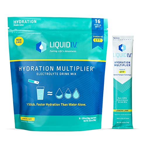 Liquid I.V. Hydration Multiplier - Lemon Lime - Hydration Powder Packets | El...