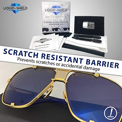 Liquid Shield Eyewear Protective Coating Kit – Eye Glasses Lens Cleaner - Inc...