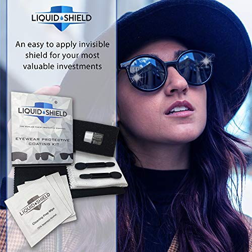Liquid Shield Eyewear Protective Coating Kit – Eye Glasses Lens Cleaner - Inc...