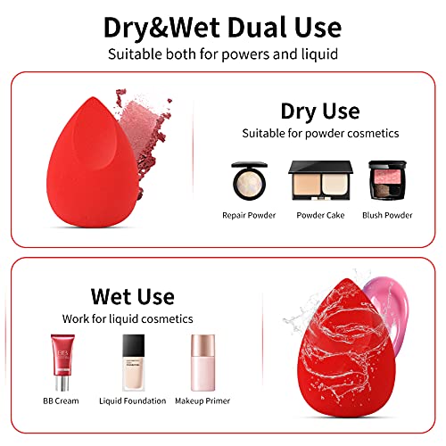 Makeup Sponges for Foundation - Beauty Blender Sponge - Beauty Sponge, Multi-...