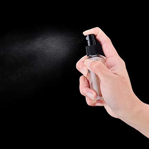 Lisapack 1oz Small Plastic Spray Bottle (12 Pack) Empty Mini Fine Mist Travel...