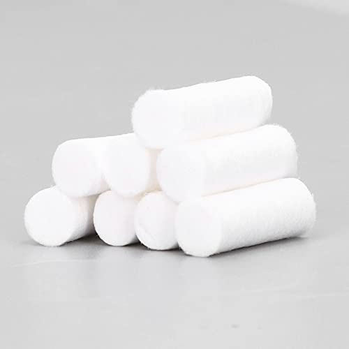 Rolled Cotton Ball, Cotton Gauze Rolls High Absorbent Breathable for Mouth No...