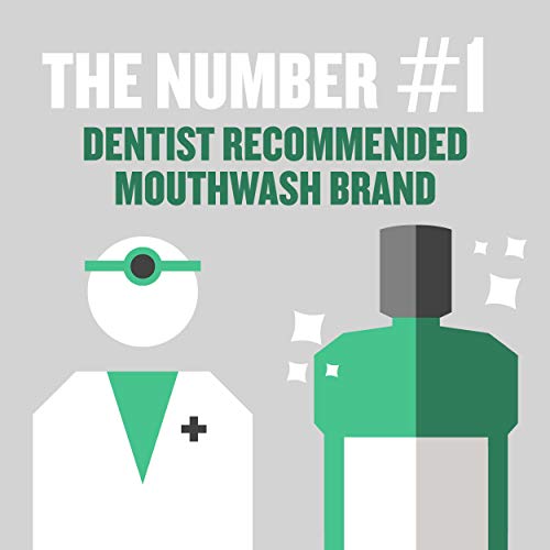 Listerine Antiseptic Mouthwash, Fresh Burst, Pack of 1, 33.8 Fl Oz