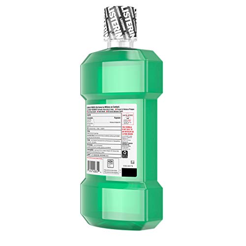 Listerine Antiseptic Mouthwash, Fresh Burst, Pack of 1, 33.8 Fl Oz