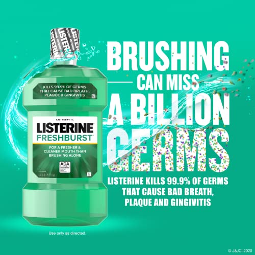 Listerine FreshBurst Antiseptic Mouthwash, 2 pk./1.5L