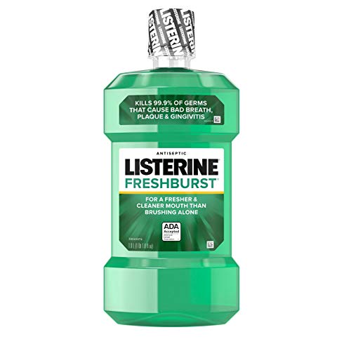 Listerine Freshburst Antiseptic Mouthwash with Oral Care Formula to Kill 99% ...