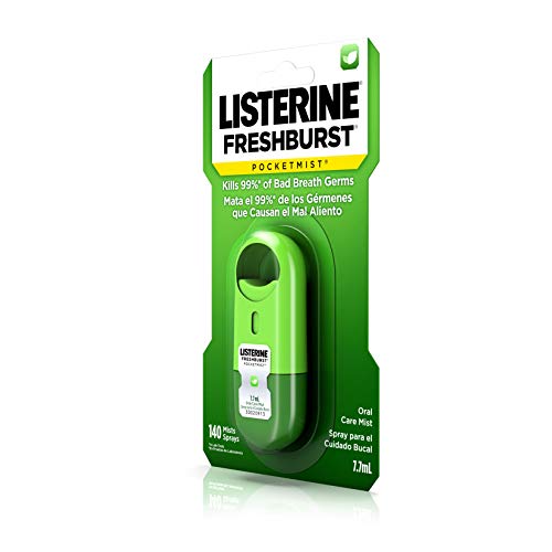 Listerine Freshburst Pocketmist Fresh Breath Oral Care Mist, Non-Aerosol Suga...