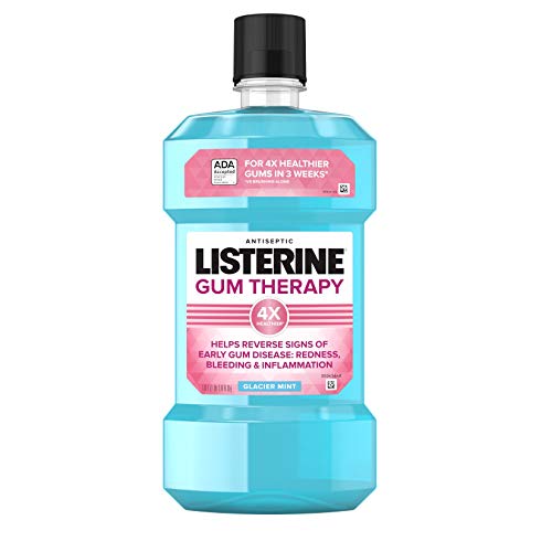 Listerine Gum Therapy Antiplaque & Anti-Gingivitis Mouthwash, Antiseptic Oral...