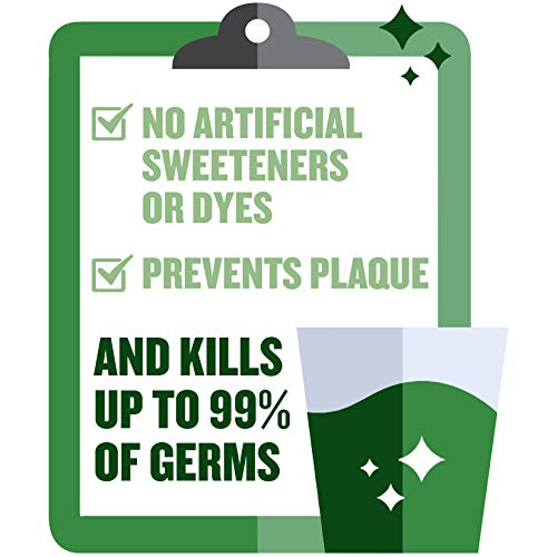 Listerine Naturals Healthier Gums Antiseptic Mouthwash, Fluoride-Free Oral Ri...