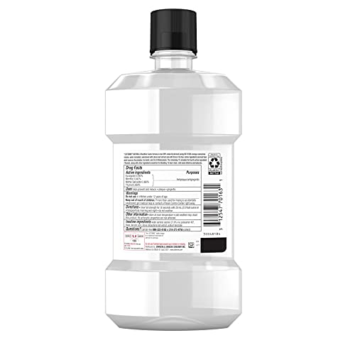 Listerine Naturals Healthier Gums Antiseptic Mouthwash, Fluoride-Free Oral Ri...