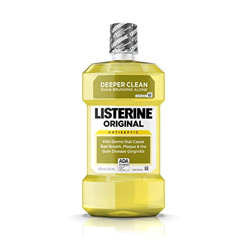 Listerine Original Oral Care Antiseptic Mouthwash with Germ-Killing Formula t...