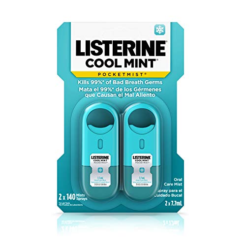 Listerine Pocketmist Cool Mint, 2-Count (Pack of 6)