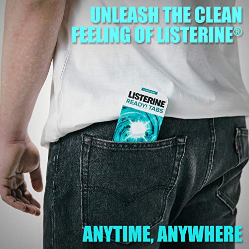 Listerine Ready! Tabs Chewable Tablets with Clean Mint Flavor, Revolutionary ...