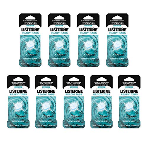 Listerine Ready! Tabs Chewable Tablets with Clean Mint Flavor, Revolutionary ...