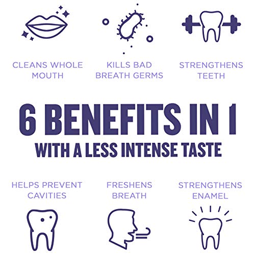 Listerine Total Care Alcohol-Free Anticavity Fluoride Mouthwash, 6 Benefit Or...