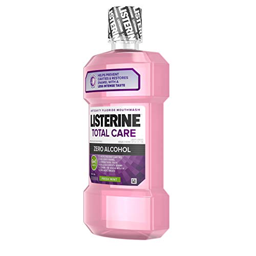 Listerine Total Care Alcohol-Free Anticavity Fluoride Mouthwash, 6 Benefit Or...
