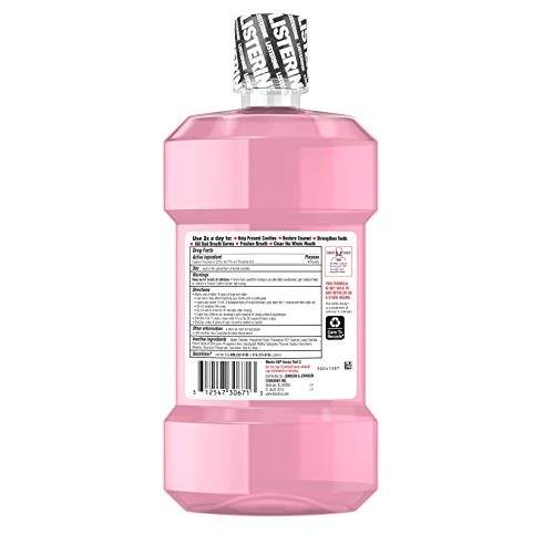 Listerine Total Care Alcohol-Free Anticavity Fluoride Mouthwash, 6 Benefit Or...