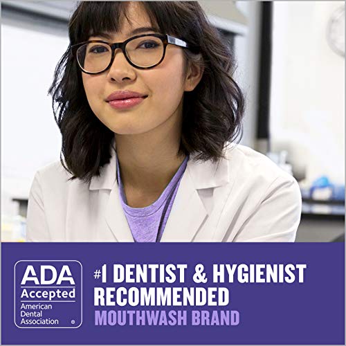 Listerine Total Care Anticavity Fluoride Mouthwash, 6 Benefit Oral Rinse Help...