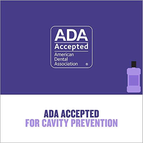 Listerine Total Care Anticavity Fluoride Mouthwash, 6 Benefit Oral Rinse Help...