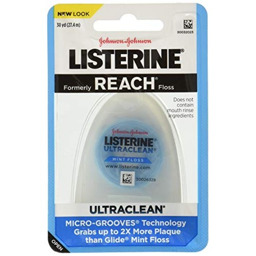 Listerine Ultraclean Mint Floss 30 Yards (Pack of 2)