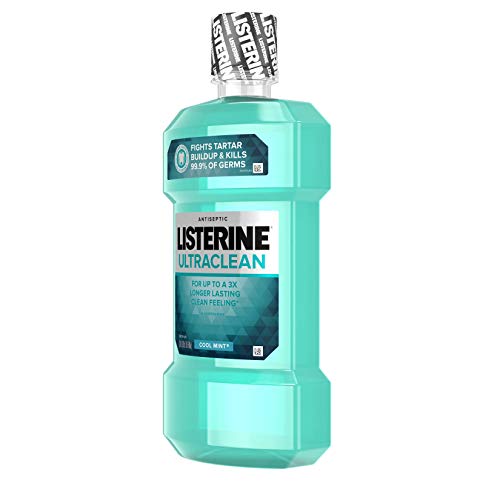 Listerine Ultraclean Oral Care Antiseptic Mouthwash to Help Fight Bad Breath ...