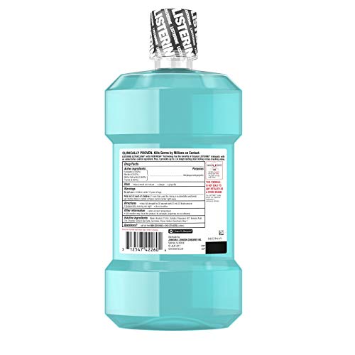 Listerine Ultraclean Oral Care Antiseptic Mouthwash with Everfresh Technology...