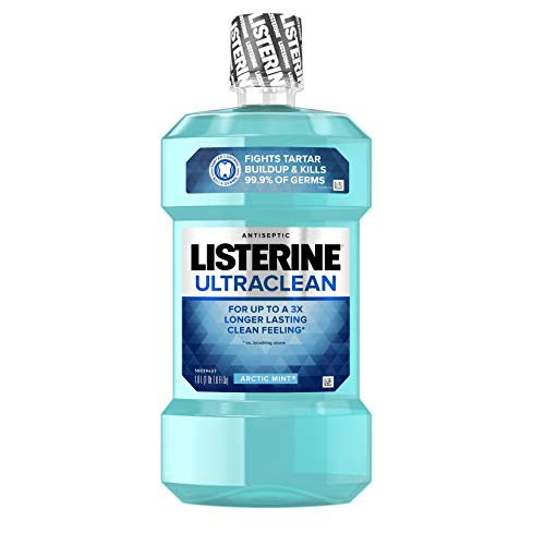 Listerine Ultraclean Oral Care Antiseptic Mouthwash with Everfresh Technology...