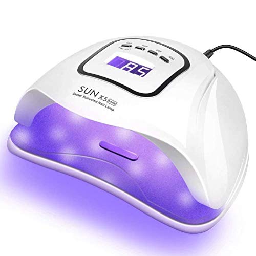 UV Gel Nail Lamp,150W UV Nail Dryer LED Light for Gel Polish-4 Timers Profess...