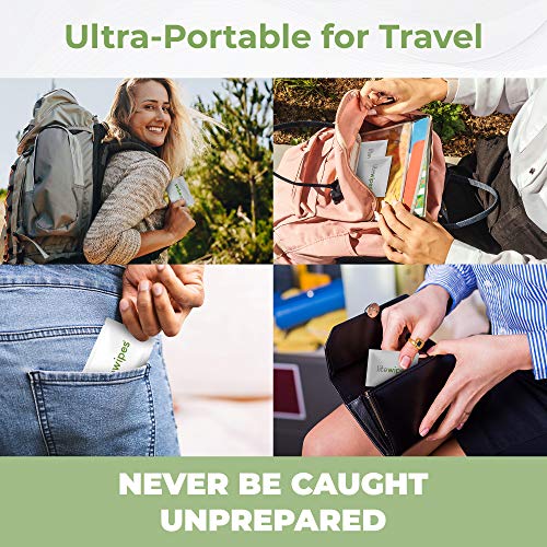 Litewipes Individual Flushable Wipes for Adults, Unscented with Aloe & Hypoal...