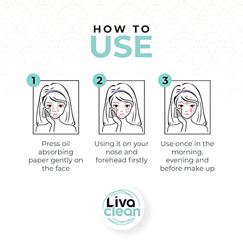 (110 Sheets) 1 Pack Bamboo Charcoal Oil Blotter & Absorbing Sheets for Oily S...