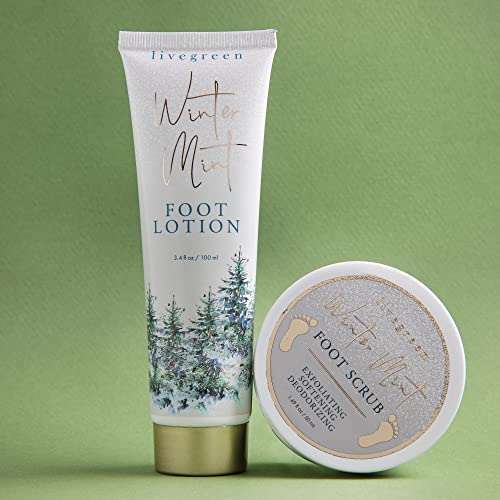 Live Green Bath and Body Gift Set- Foot Spa Set with Fuzzy Socks, Lotion, and...