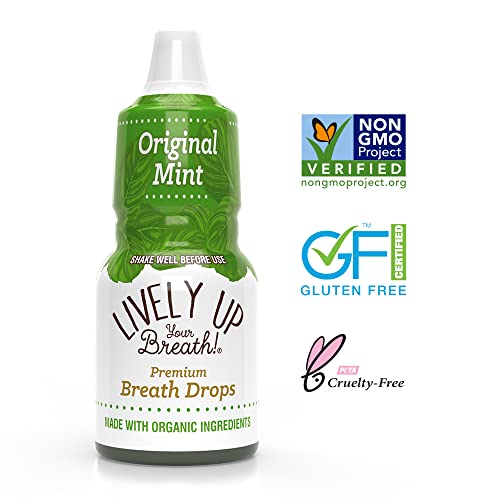 Lively Up Your Breath Premium Breath Freshener Liquid Drops with Organic Ingr...