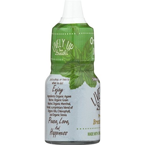 Lively Up Your Breath Premium Breath Freshener Liquid Drops with Organic Ingr...
