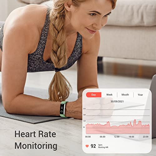 LIVIKEY Fitness Tracker, IP67 Waterproof Fitness Watch with Heart Rate Sleep ...