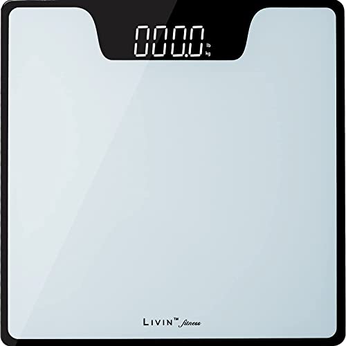 LIVIN Digital Body Weight Scale, Digital Bathroom Scale w/ Extra Large LED Di...