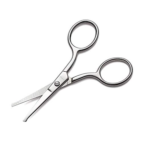 LIVINGO Premium Manicure Rounded Tip Scissors Multi-purpose Stainless Steel C...