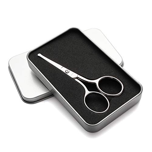 LIVINGO Premium Manicure Rounded Tip Scissors Multi-purpose Stainless Steel C...