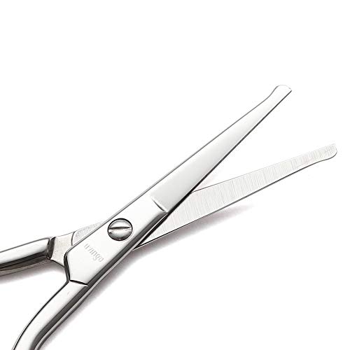 LIVINGO Premium Manicure Rounded Tip Scissors Multi-purpose Stainless Steel C...