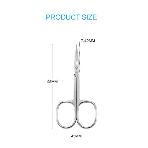 LIVINGO Premium Manicure Scissors Multi-purpose Stainless Steel Cuticle Pedic...