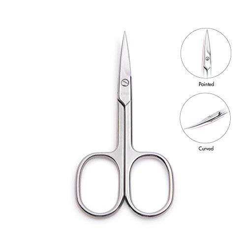 LIVINGO Premium Manicure Scissors Multi-purpose Stainless Steel Cuticle Pedic...