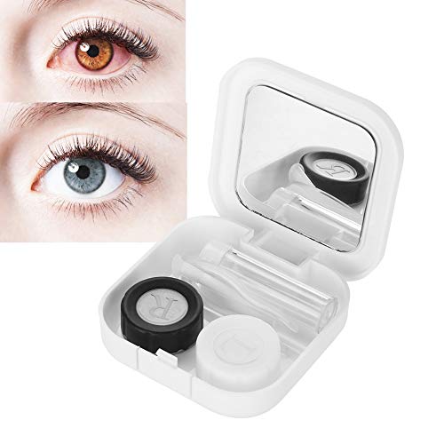 Portable Lenses Container, Eyes Care Kit Holder, Contact Lens Soak Storage Bo...