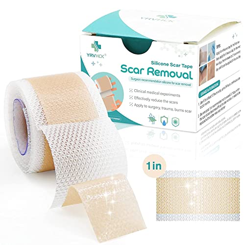 Medical Grade Soft Silicone Tape 1'' x 70'', 35 Sheets Easy to Tear Soft Sili...