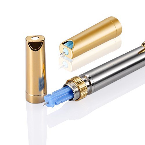 Painless Lancing Device Blood Lancet Pen Sterile Gold Plated of Third Generat...