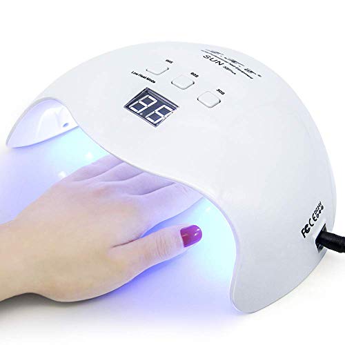 Gel UV LED Nail Lamp,LKE Nail Dryer 40W Gel Nail Polish UV LED Light with 3 T...