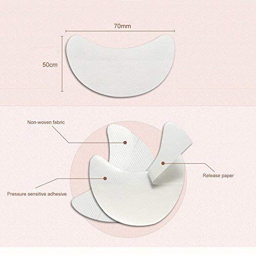 LKE 100pcs Eyeshadow Stencils makeup tape Professional Lint Free Under Eye Ey...